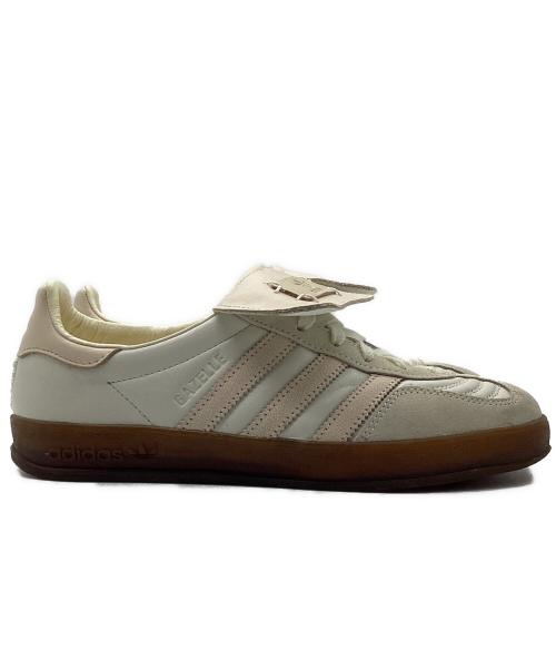 adidas（アディダス）adidas (アディダス) FOOT INDUSTRY (フットインダストリー) Gazelle Indoor / ローカットスニーカー ベージュ×ホワイト サイズ:23.5の古着・服飾アイテム