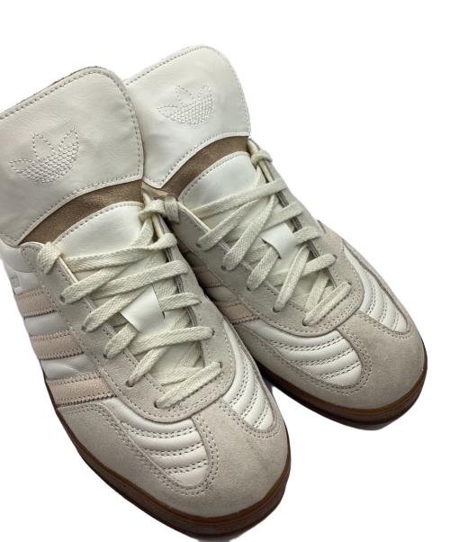 adidas（アディダス）adidas (アディダス) FOOT INDUSTRY (フットインダストリー) Gazelle Indoor / ローカットスニーカー ベージュ×ホワイト サイズ:23.5の古着・服飾アイテム