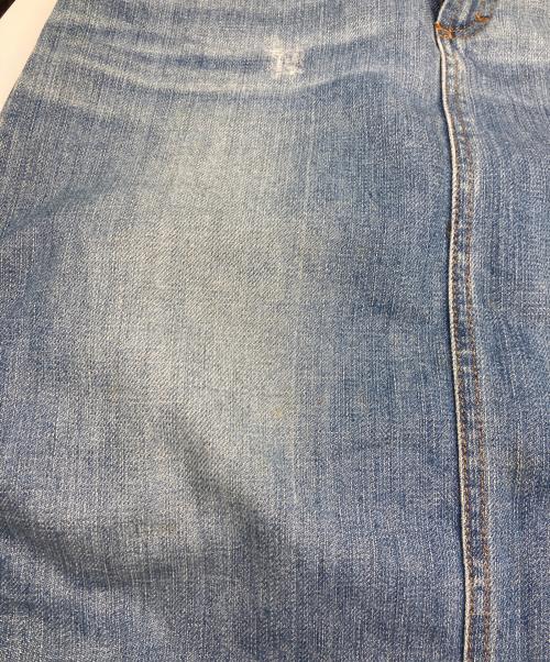 DOLCE & GABBANA（ドルチェ＆ガッバーナ）DOLCE & GABBANA (ドルチェ＆ガッバーナ) フリンジデザインスカート ブルー サイズ:38の古着・服飾アイテム