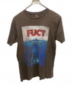 FUCTファクト）の古着「プリントTシャツ」｜ブラウン