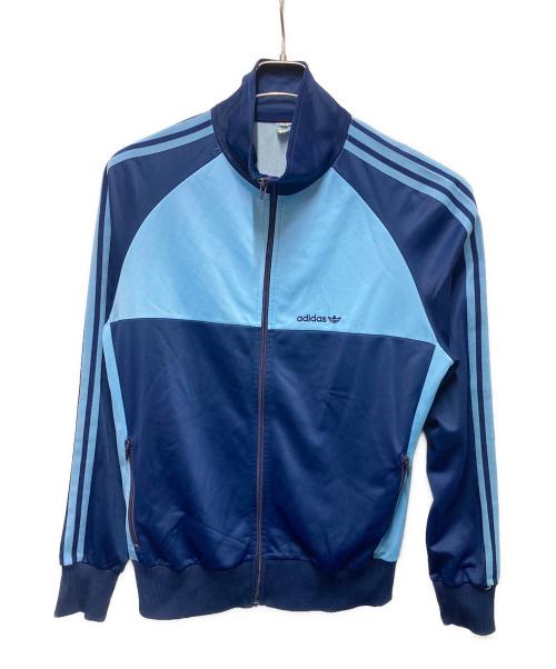 adidas（アディダス）adidas (アディダス) トラックジャケット ブルー×ネイビー サイズ:50の古着・服飾アイテム