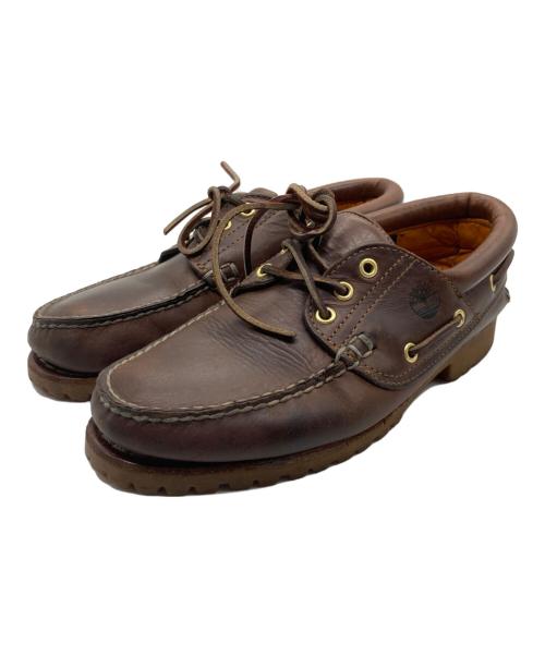 Timberland（ティンバーランド）Timberland (ティンバーランド) 3eyeデッキシューズ ブラウン サイズ:8Wの古着・服飾アイテム