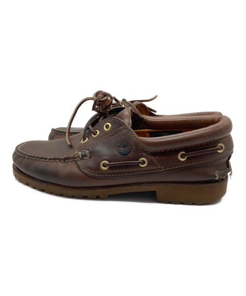 Timberland（ティンバーランド）Timberland (ティンバーランド) 3eyeデッキシューズ ブラウン サイズ:8Wの古着・服飾アイテム