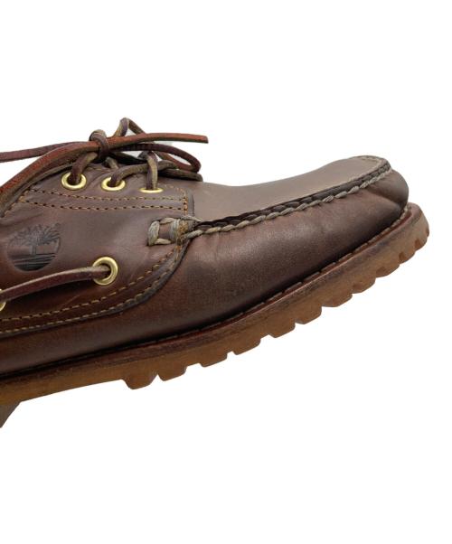 Timberland（ティンバーランド）Timberland (ティンバーランド) 3eyeデッキシューズ ブラウン サイズ:8Wの古着・服飾アイテム