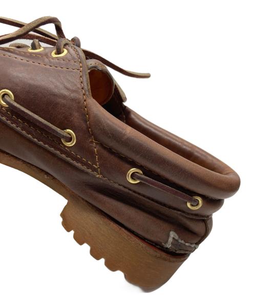 Timberland（ティンバーランド）Timberland (ティンバーランド) 3eyeデッキシューズ ブラウン サイズ:8Wの古着・服飾アイテム