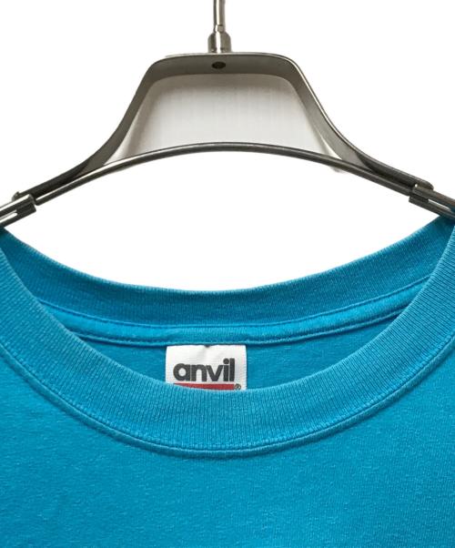anvil（アンヴィル）anvil (アンヴィル) 感情アートTシャツ ブルー サイズ:Lの古着・服飾アイテム