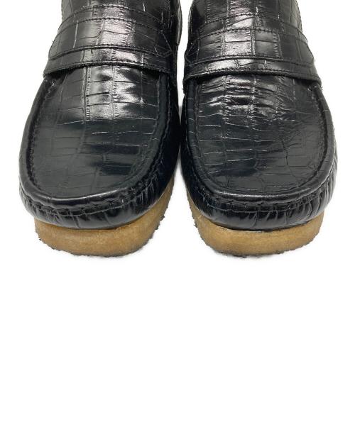 CLARKS（クラークス）CLARKS (クラークス) Walla Loafer Black Croc ブラック サイズ:26.5cmの古着・服飾アイテム