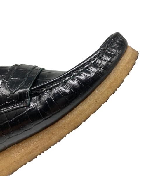CLARKS（クラークス）CLARKS (クラークス) Walla Loafer Black Croc ブラック サイズ:26.5cmの古着・服飾アイテム