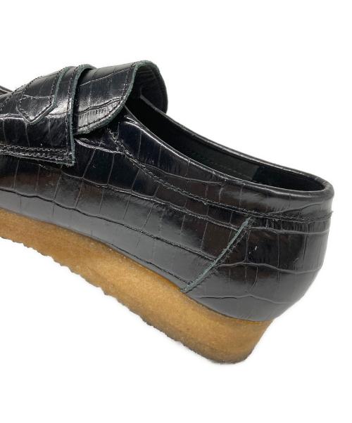 CLARKS（クラークス）CLARKS (クラークス) Walla Loafer Black Croc ブラック サイズ:26.5cmの古着・服飾アイテム