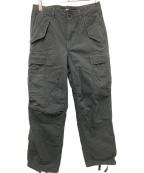 stussyステューシー）の古着「MILITARY CARGO PANT RIPSTOP」｜ブラック