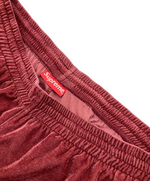 SUPREME（シュプリーム）SUPREME (シュプリーム) Velour Track Pant ボルドー サイズ:Lの古着・服飾アイテム