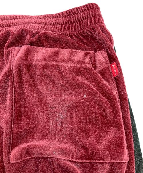 SUPREME（シュプリーム）SUPREME (シュプリーム) Velour Track Pant ボルドー サイズ:Lの古着・服飾アイテム