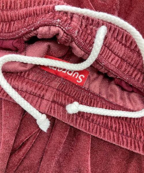 SUPREME（シュプリーム）SUPREME (シュプリーム) Velour Track Pant ボルドー サイズ:Lの古着・服飾アイテム