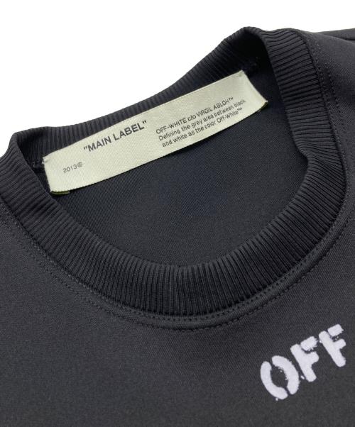 OFFWHITE（オフホワイト）OFFWHITE (オフホワイト) ボンディングロゴカットソー ブラック サイズ:40の古着・服飾アイテム