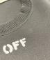 中古・古着 OFFWHITE (オフホワイト) ボンディングロゴカットソー ブラック サイズ:40：10000円