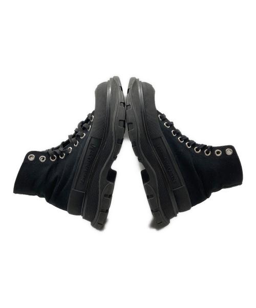 ALEXANDER McQUEEN（アレキサンダーマックイーン）ALEXANDER McQUEEN (アレキサンダーマックイーン) TREAD SLICK HIGH Boots ブラック サイズ:36の古着・服飾アイテム