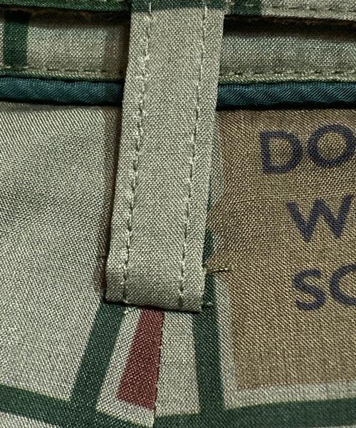 sacai（サカイ）sacai (サカイ) EMOTIONALLY UNAVAILABLE (エモーショナリー・アンアベイラブル) ベルテッドパンツ オリーブ サイズ:2の古着・服飾アイテム