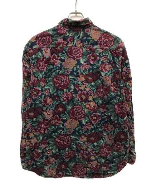 SUPREME（シュプリーム）Supreme (シュプリーム) Digi Floral Corduroy Shirt グリーン×パープル サイズ:Lの古着・服飾アイテム