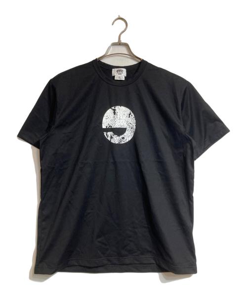 eYe COMME des GARCONS JUNYAWATANABE MAN（アイ コム デ ギャルソン ジュンヤ ワタナベ マン）eYe COMME des GARCONS JUNYAWATANABE MAN (アイ コム デ ギャルソン ジュンヤ ワタナベ マン) プリントTシャツ ブラック サイズ:Mの古着・服飾アイテム