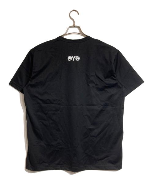 eYe COMME des GARCONS JUNYAWATANABE MAN（アイ コム デ ギャルソン ジュンヤ ワタナベ マン）eYe COMME des GARCONS JUNYAWATANABE MAN (アイ コム デ ギャルソン ジュンヤ ワタナベ マン) プリントTシャツ ブラック サイズ:Mの古着・服飾アイテム
