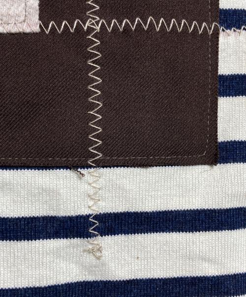 eYe COMME des GARCONS JUNYAWATANABE MAN（アイ コム デ ギャルソン ジュンヤ ワタナベ マン）eYe COMME des GARCONS JUNYAWATANABE MAN (アイ コム デ ギャルソン ジュンヤ ワタナベ マン) パッチワークボーダーカットソー ベージュ サイズ:Mの古着・服飾アイテム