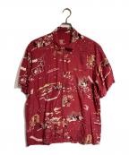 Porter Classicポータークラシック）の古着「フィルムアロハシャツ」｜レッド