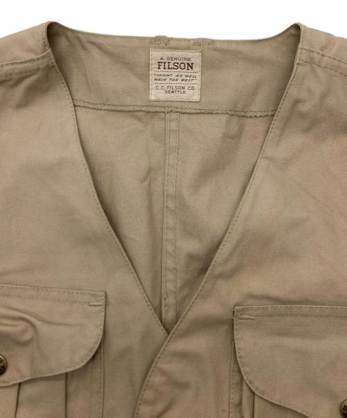 FILSON（フィルソン）FILSON (フィルソン) ハンティングベスト ベージュ サイズ:-の古着・服飾アイテム