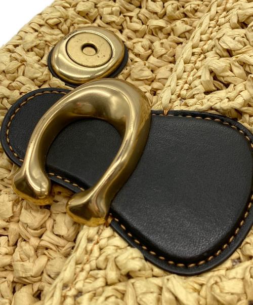 COACH（コーチ）COACH (コーチ) ソフトタビーストローショルダーバッグ ベージュの古着・服飾アイテム