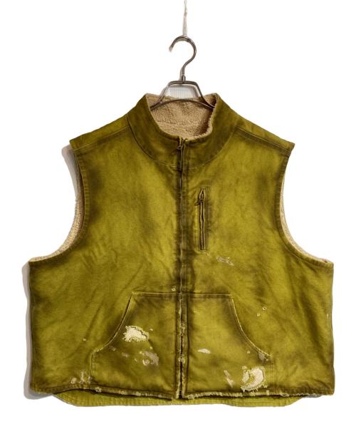 KAMIYA（カミヤ）KAMIYA (カミヤ) Boro Vest グリーン サイズ:Ｍの古着・服飾アイテム