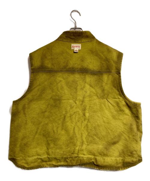 KAMIYA（カミヤ）KAMIYA (カミヤ) Boro Vest グリーン サイズ:Ｍの古着・服飾アイテム