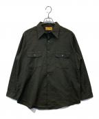 BIG YANKビッグヤンク）の古着「70’Sワークシャツ」｜カーキ