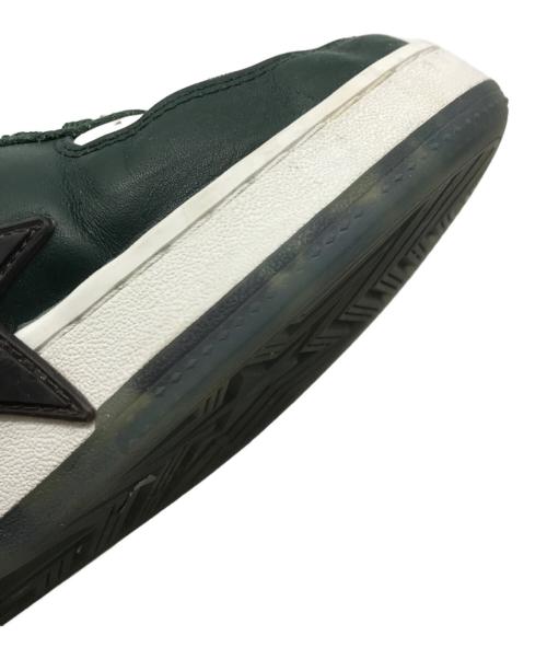 A BATHING APE（ア ベイシング エイプ）A BATHING APE (ア ベイシング エイプ) BAPESTA OS グリーン×ホワイト サイズ:27.5の古着・服飾アイテム