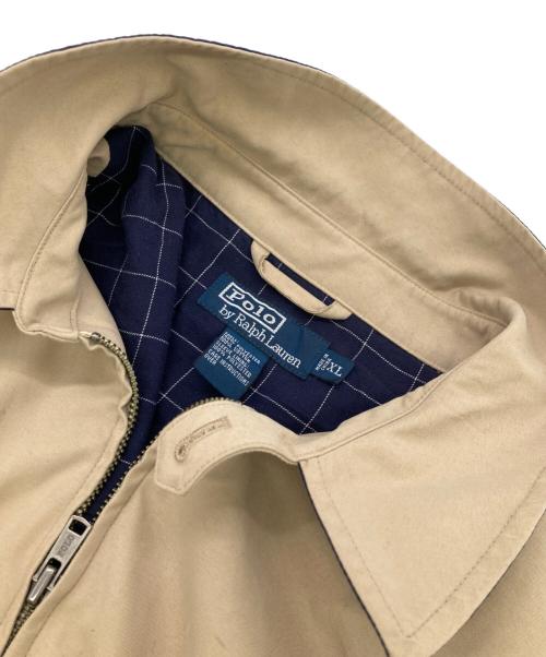 POLO RALPH LAUREN（ポロ・ラルフローレン）POLO RALPH LAUREN (ポロ・ラルフローレン) 90s ポニー刺繍スイングトップ ベージュ サイズ:XLの古着・服飾アイテム