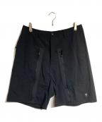 D-VEC×ALMOSTBLACKディーベック×オールモストブラック）の古着「WATER REPELLENT NATURAL FABRIC SHORT PANTS」｜ブラック