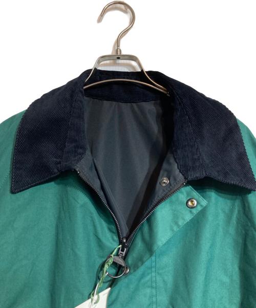 Barbour（バブアー）Barbour (バブアー) Adam et Rope (アダム エ ロペ) TRANSPORT REVERSIBLE BLOUSON ブラック×グリーン サイズ:40の古着・服飾アイテム