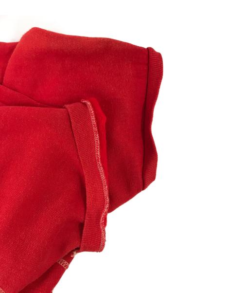 Wrangler（ラングラー）Wrangler (ラングラー) 半袖プリントスウェット レッド サイズ:Ｌの古着・服飾アイテム