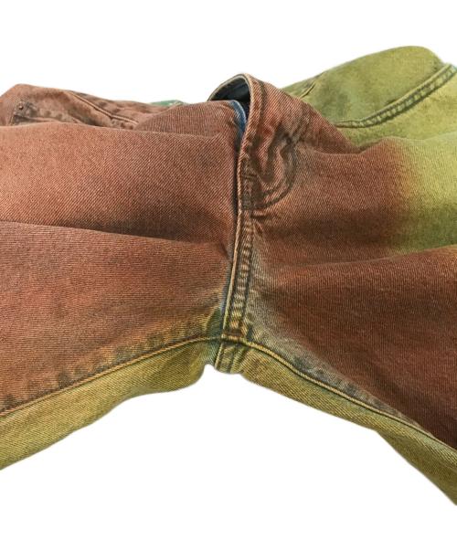 thisisneverthat（ディスイズネバーザット）thisisneverthat (ディスイズネバーザット) レギュラージーンズマルチ ブルー×グリーン サイズ:Lの古着・服飾アイテム