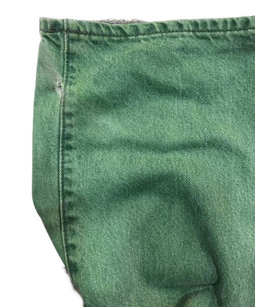 thisisneverthat（ディスイズネバーザット）thisisneverthat (ディスイズネバーザット) レギュラージーンズマルチ ブルー×グリーン サイズ:Lの古着・服飾アイテム