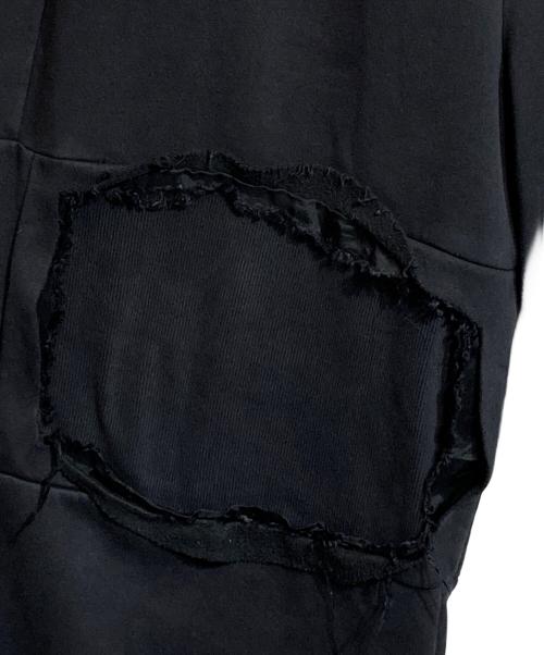 MM6 Maison Margiela（エムエムシックスメゾンマルジェラ）MM6 Maison Margiela (エムエムシックスメゾンマルジェラ) 再構築バギースウェットパンツ ブラック サイズ:Mの古着・服飾アイテム