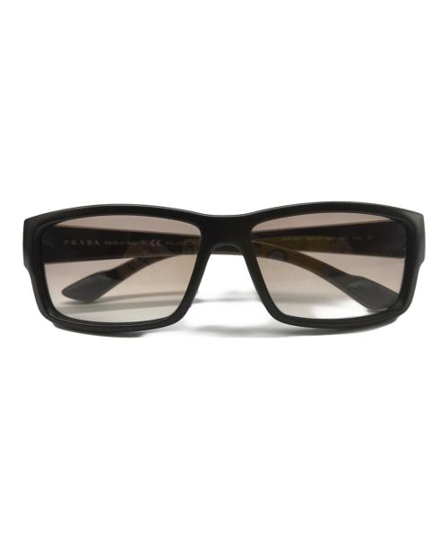 PRADA SPORTS（プラダスポーツ）PRADA SPORTS (プラダスポーツ) スクエアサングラス ブラウン サイズ:SIZE 59□51の古着・服飾アイテム