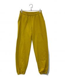 LOS ANGELES APPAREL（ロサンゼルスアパレル）の古着「スウェットパンツ」｜イエロー