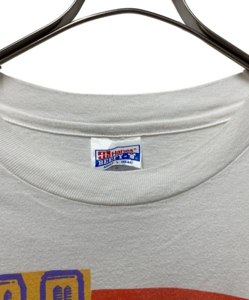 Hanes（ヘインズ）Hanes (ヘインズ) アニメムービープリントTシャツ ホワイト サイズ:Lの古着・服飾アイテム