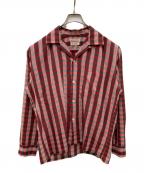 TOWN CRAFTタウンクラフト）の古着「オープンカラーシャツ」｜レッド