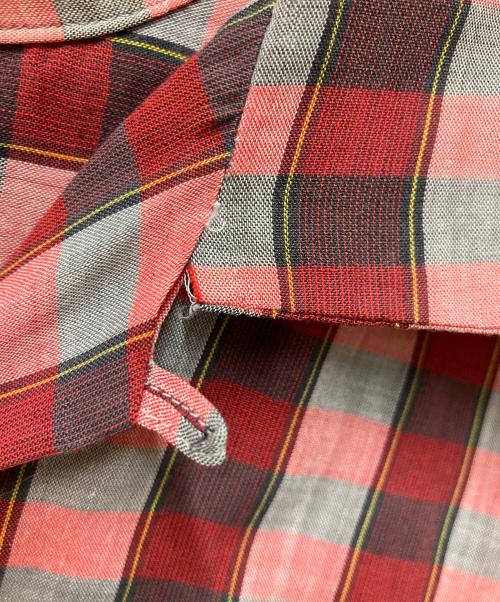 TOWN CRAFT（タウンクラフト）TOWN CRAFT (タウンクラフト) オープンカラーシャツ レッド サイズ:Mの古着・服飾アイテム