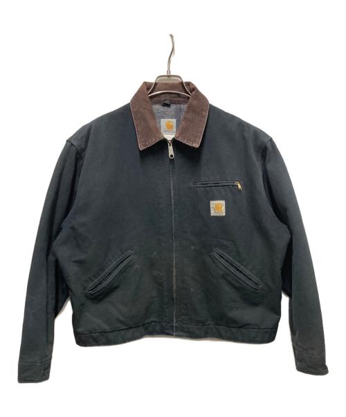 CarHartt（カーハート）CarHartt (カーハート) 刺繍デトロイトジャケット ブラック サイズ:48の古着・服飾アイテム
