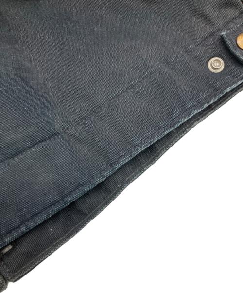 CarHartt（カーハート）CarHartt (カーハート) 刺繍デトロイトジャケット ブラック サイズ:48の古着・服飾アイテム