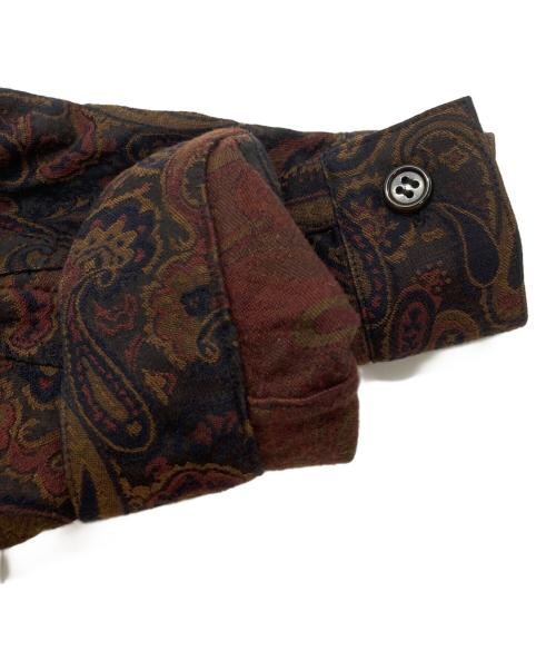 superNova（スーパーノヴァ）supernova (スーパーノヴァ) ジャガードシャツ ブラウン サイズ:XSの古着・服飾アイテム