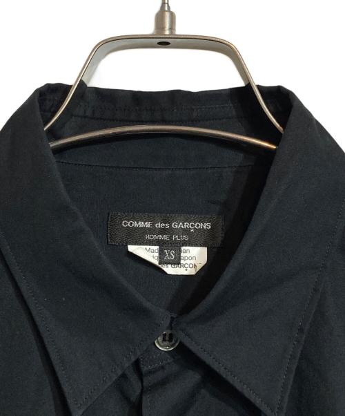 COMME des GARCONS HOMME PLUS（コムデギャルソンオムプリュス）COMME des GARCONS HOMME PLUS (コムデギャルソンオムプリュス) BASIC SHIRT ブラック サイズ:xsの古着・服飾アイテム