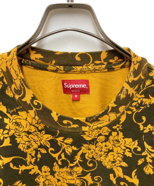 SUPREME（シュプリーム）SUPREME (シュプリーム) Small Box Tee Floral イエロー×ブラック サイズ:Mの古着・服飾アイテム