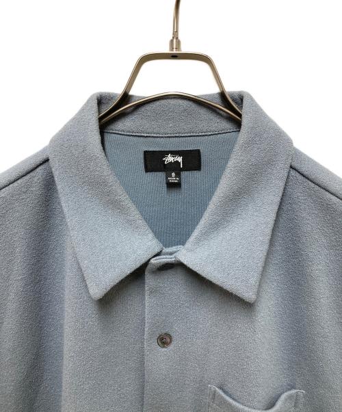 stussy（ステューシー）stussy (ステューシー) 半袖シャツ ブルー サイズ:Sの古着・服飾アイテム
